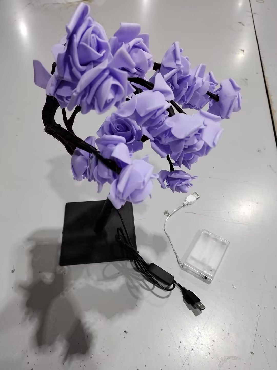 New LED Rose Tree Lamp Touch Screen Small Desk Lamp