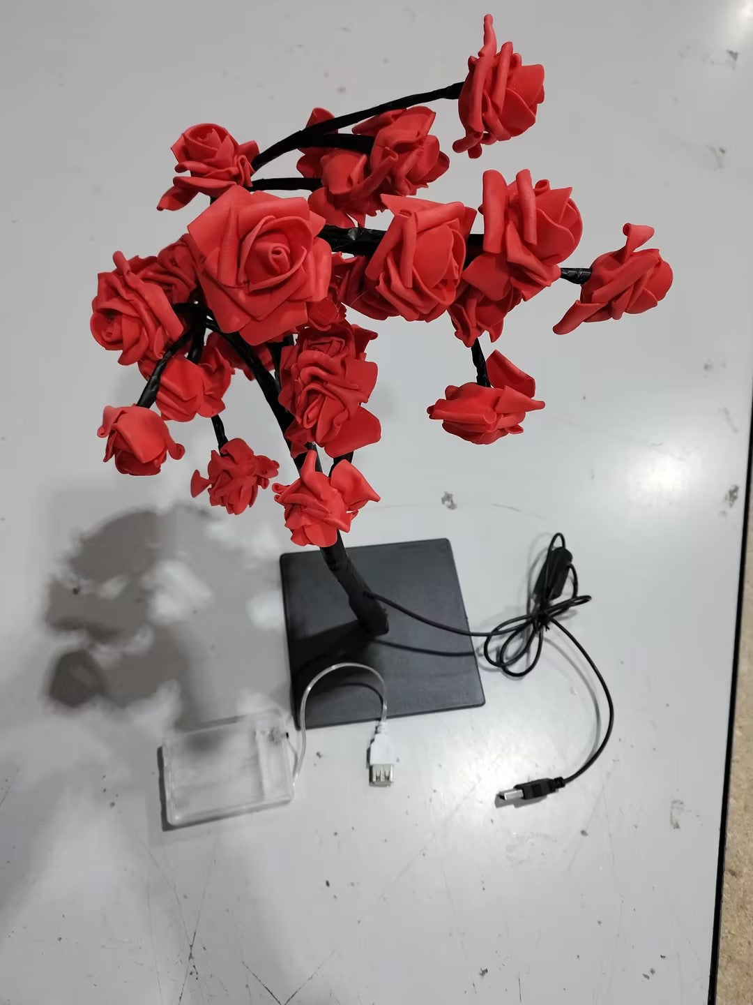 New LED Rose Tree Lamp Touch Screen Small Desk Lamp